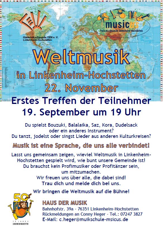 Weltmusik erstes Treffen50